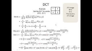 DCT - Discrete Cosine Transform