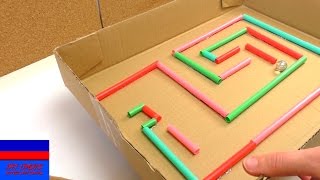 Мастерим лабиринт своими руками настольная игра для детей