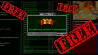 How to Get premium for free !! Tanki Online