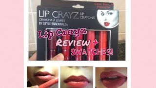 Lip Crayz Review + Swatches