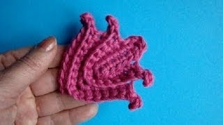Как вязать листик - ирландское кружево Урок 300 Irish lace How to knit crochet leaf