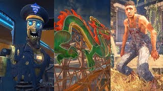 BLACK OPS 2 ZOMBIES SUPER EASTER EGG - BURIED, DIE RISE & TRANZIT + RICHTOFEN END GAME