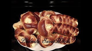 Булочки с творогом.  Вкусные бесподобно!!!