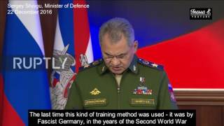 Are NATO modern Nazis? - Shoigu
