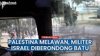 Tentara Israel Diberondong Lemparan Batu Pasca Membabi Buta Serang Warga di Nablus Tepi Barat