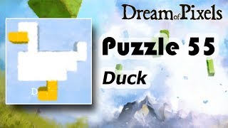 Прохождение Dream of Pixels - Puzzle 55 (Duck)