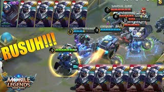 JOHNSON VS JOHNSON - RUSUH BANGET SAMPAI NGE BUG !?! MIRROR MODE MOBILE LEGENDS