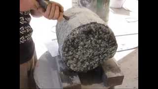 Shaping solid stone