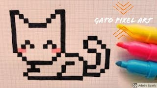 Dibujo un gato Blanco - ROBLOX - Pixel Art creator