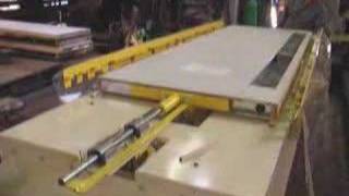 動力エアー圧縮空気のみ使用の半自動作業台。試運転開始。2007.7.31