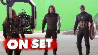 Captain America: Civil War: Behind the Scenes Movie Broll- Scarlett Johansson, Chris Evans