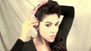 Easy-peasy PIN UP hair tutorial!