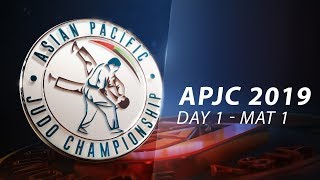 Asia-Pacific Judo Championships Seniors 2019 - Day1-Mat1