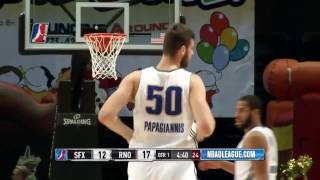 George Papagiannis Highlights (23 Points, 15 Rebounds) vs. the Skyforce, 1/25/2017