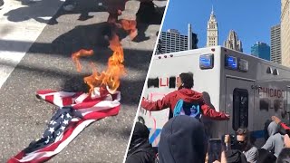 Акции протеста против жёстких действий полиции в США