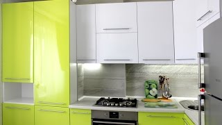 Кухня на заказ с газовой колонкой