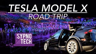 We Rented a Tesla Model X From Turo to The Field of Lights!