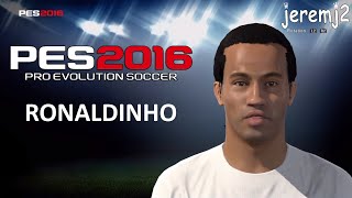 RONALDINHO Face + stats edit PES 2016 (Brésil Classics)