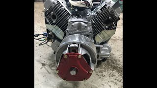 Завершение установки двигателя LIFAN 2V28F-2A PRO 27 лс. на буран. Первый запуск.