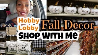 Hobby Lobby Shop With Me Fall Decor 2018