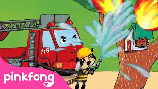 El Primer Incendio de Pequeño Rojo Cuentos de Autos | Pinkfong Cuentos Infantiles
