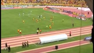 Relato de gol del Aucas vs Liga de Portoviejo