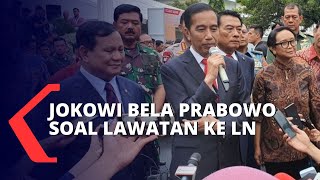 Menhan Sering ke Luar Negeri, Jokowi: Untuk Diplomasi Pertahanan