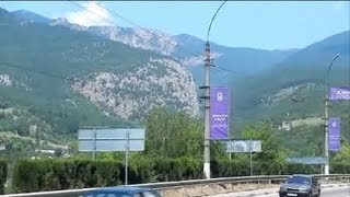 Yalta-Hurzuf bus trip (Crimea) / Поездка на автобусе из Ялты в Гурзуф (Крым)
