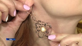 Мастерица из Уфы делает уникальные украшения из обычной медной проволоки