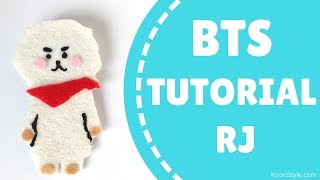【BTS DIY】 Making A BT21 RJ Pin ♥! (Eng/Esp)