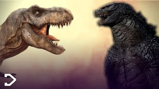 How Much LARGER Is Godzilla Than a T Rex? SIZE COMPARISON