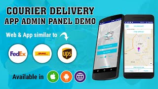 Courier Tracking Script | Courier Delivery App Admin Panel Demo