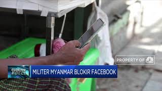 Militer Myanmar Blokir Facebook