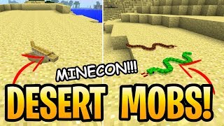 Minecraft Top 20 Desert Animals Coming Soon? Minecon Biome Update! MCPE, PS4, Xbox & Switch