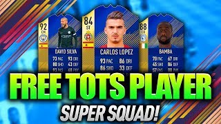 84 TOTS CARLOS LOPEZ SQUAD! FREE TOTS PLAYER! FIFA 18 ULTIMATE TEAM!