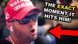 Trump Supporter Realizes He's WRONG In Real-Time