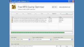 Free MP3 Quality Optimizer quick demo