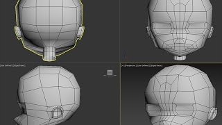 Anime head - Simple low poly model tutorial: Game Animation 1 - Class lecture recap
