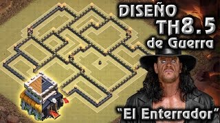 "El Enterrador" Diseño de TH8.5 Anti ★★★ + Defensas de Guerra! | Estrategia de Bases TH8/TH9 +