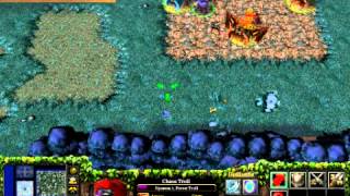 Играем в Warcraft 3 с Коляном на карте trolls vs elfs speed x9