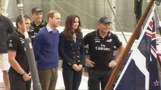 Prince William, Kate greet Team NZ