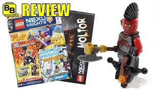 LEGO NEXO KNIGHTS ISSUE 5 MAGAZINE LAVA WARRIOR REVIEW