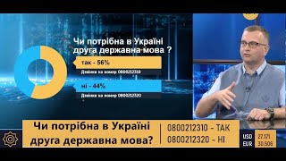 Русский или английский язык ближе украинцам как второй государственный? — Юрий Атаманюк