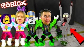 ПОБЕГ ОТ ВСЕХ SCP В Жутком ЛАГЕРЕ В ЗОНЕ 51 В РОБЛОКС ROBLOX AREA 51! Папа и Дочка РИТА ищут ВЫХОД!