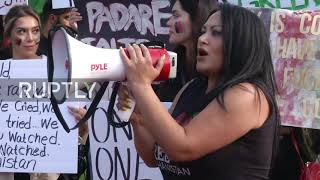 USA: Anti-Taliban protesters rally outside White House against Afghanistan withdrawal