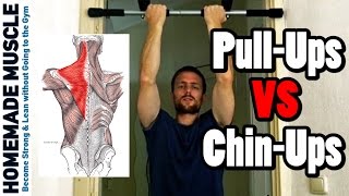 Chin-ups VS Pull-ups (Differences in Muscle activation and Grip)