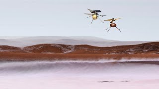 Helicóptera marciana liga con Ingenuity en Marte / animación