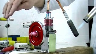 Паровой двигатель из авиамодельного моторчика МК-17 Крутая самоделка #Shorts