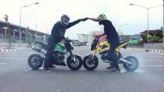 Msx125 Stunt : ดวลอัศวินดำถนน Grom ผาดโผน