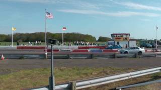Evo 8 fq300 vs Impreza P1 drag race 1/4 mile